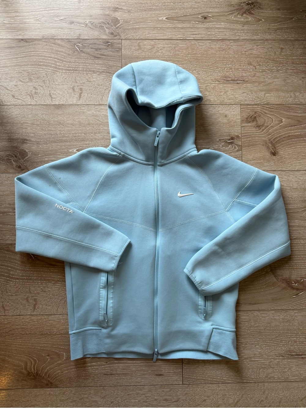 NOCTA x Nike Light Blue Zip-Up Hoodie